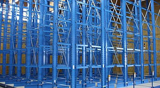 estantería cantilever móvil