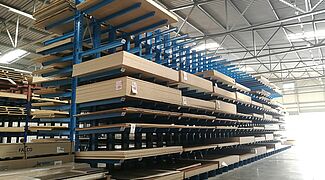 cantilever racking for chipboards